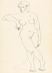 Figura femminile in piedi