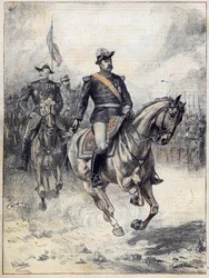 Generale Felix Gustave (Felix-Gustave) Saussier (1828-1905) nel 1892 dopo l