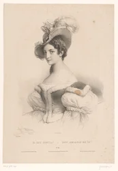 Giovane donna con pensieri amorosi