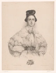 Giovane donna con nome con lettera A