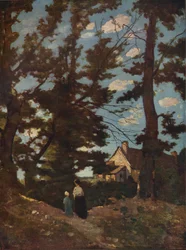 Un paesaggio, c1915