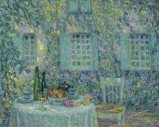 La tavola. Il sole sulle foglie, Gerberoy, 1917