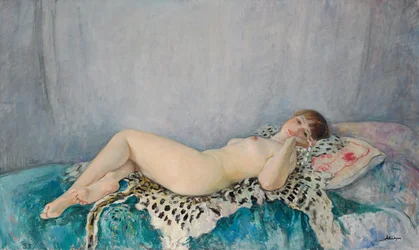 Nudo su pelle di leopardo, Le Cannet, 1926