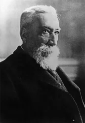 Anatole France (1844-1924) scrittore francese, foto di Henri Manuel