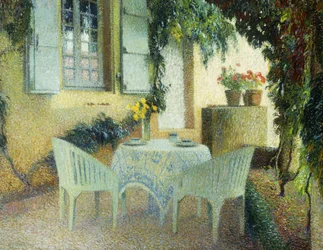 Terrazza del maniero a Marquayrol