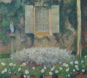 Finestra della cucina sul giardino a Marquayrol, c. 1916