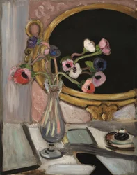 Anemoni con specchio nero