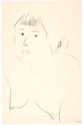 Busto di donna nuda
