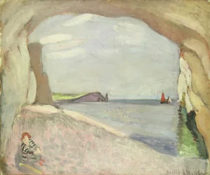 Etretat, la vela rossa (dipinto)