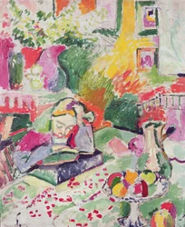 Ragazza che legge (olio su tela)