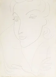 Testa di giovane donna