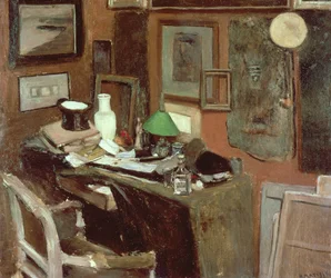 Interno con cappello a cilindro