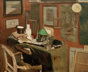Interno con cappello a cilindro