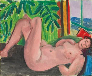 Nudo con gambe incrociate