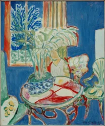 Interno piccolo in blu