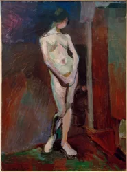 Modello in piedi (Accademia in blu)