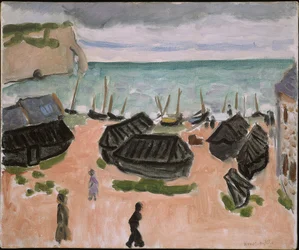 Le capanne di Etretat