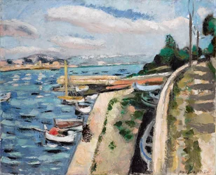 Veduta di Antibes, 1925 circa (olio su tela)