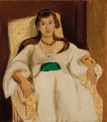 Donna in poltrona; Femme au fauteuil