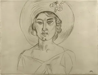 Donna con cappello