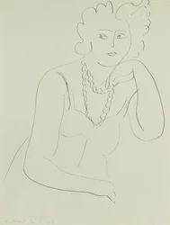 Donna con collana