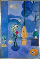 la fenetre bleue 1911 (Olio su tela)