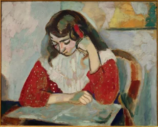 marguerite lisant 1906 (olio su tela)
