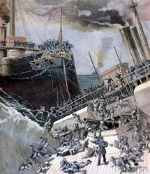 Un incidente a bordo della Victoria