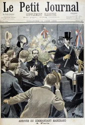 Arrivo del comandante Marchand a Parigi - in "Le Petit Journal" del 11/06/1899