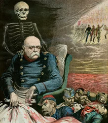 Ritratto caricaturale di Otto Von Bismarck