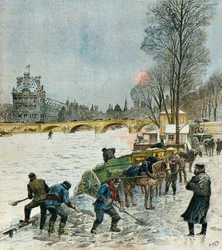 Ondata di freddo su Parigi
