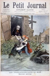 Inondazioni nel Midi, sud della Francia, 1897