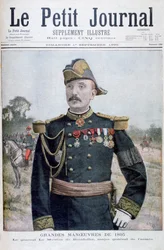 Generale Raoul le Mouton de Boisdeffre, soldato francese, 1895