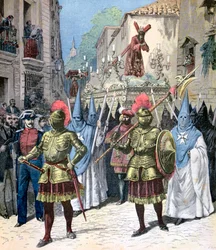 La processione del Venerdì Santo, Settimana Santa, Siviglia, 1891