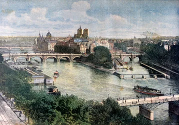 Veduta di Parigi, 1892