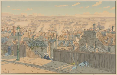 Paesaggi parigini: Parigi vista da Montmartre
