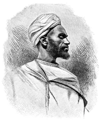 Un conducente di cammelli arabo, Nord Africa, 1895