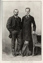 Ritratti degli esploratori Gabriel Bonvalot e Principe Henri d