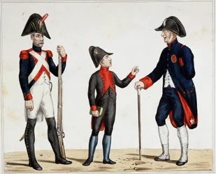Un veterano degli eserciti, un allievo del Liceo Napoleone e un invalido di guerra