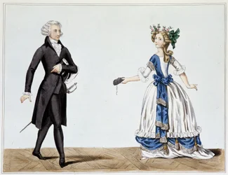 Costumi da passeggio maschili e femminili