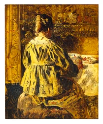 Il Pasto o Donna Vista di Schiena