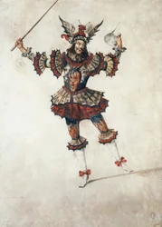 Costume da balletto di un mago, c.1654