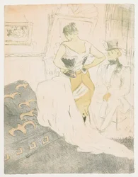 Elles: Donna in corsetto