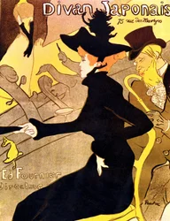 Henri de Toulouse-Lautrec 1864 - 1901, pittore francese, Divan Japonais 1892-3
