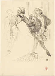 Rejane e Galipaux in "Madame Sans-Gêne" (Réjane e Galipaux in "Madame Sans-Gêne")