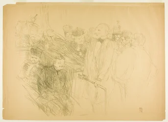 Il processo Arton, Ribot che testimonia (seconda tavola)