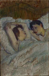 Au lit, 1892