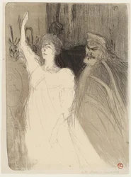 Bartet e Mounet-Sully, in Antigone