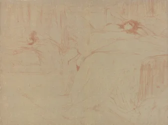 Collassato sul letto, dalla serie Elles