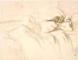 Donna sdraiata, Risveglio